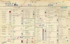 WPA household census for 609 N GAGE