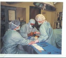 Palm Drive Hospital surgery, about 1985