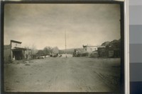 Beatty Nevada six miles from Rhyolite. Rhyolite's water was all pumped from Beatty; Beatty Nevada