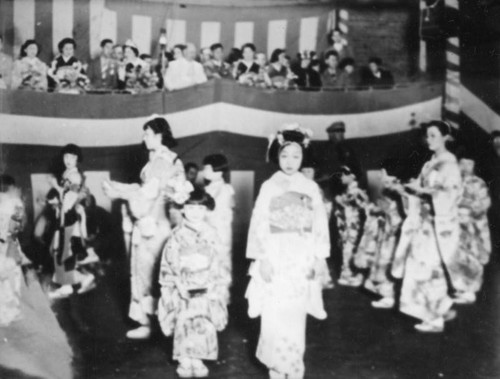 Annual Nisei festival, performing for the VIPs