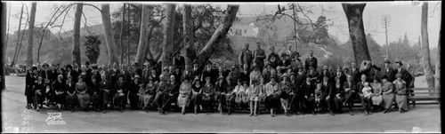 Brown City Kansas Picnic in Sycamore Grove Park, Highland Park, Los Angeles. February 24, 1924