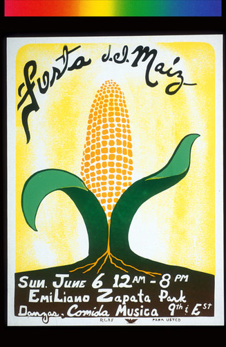Fiesta del Maiz, Announcement Poster for