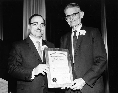 Dewey R. Kruckeberg honored