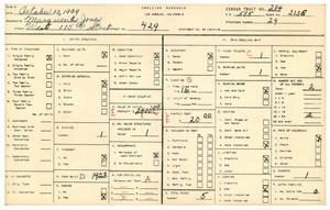 WPA household census for 429 WEST 115TH STREET, Los Angeles County