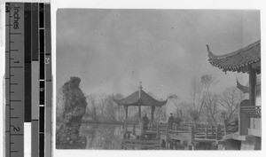European clergymen visiting West Lake, Hangchow, China, ca. 1910-1930