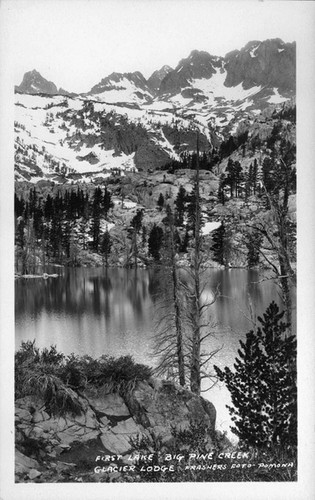 First Lake Big Pine Creek Glacier Lodge