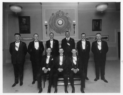 Freemasons - Stockton: Unidentified men of Masonic Order, [Sciots], [Ben Ali]