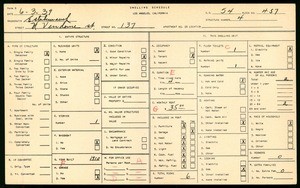 WPA household census for 137 N VENDOME ST, Los Angeles