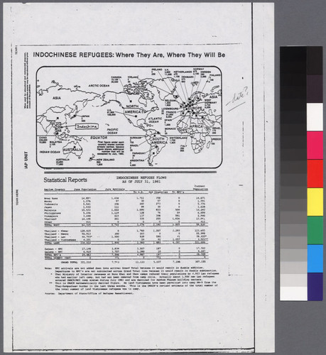 Indochinese refugees distribution