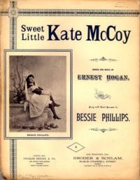 Sweet little Kate McCoy / words and music by Ernest Hogan ; arranged by Geo. W. Hetzel