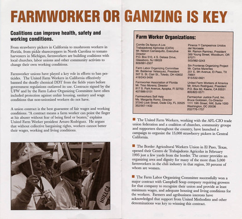 Justice for Farmworkers (pages 6 and 7)