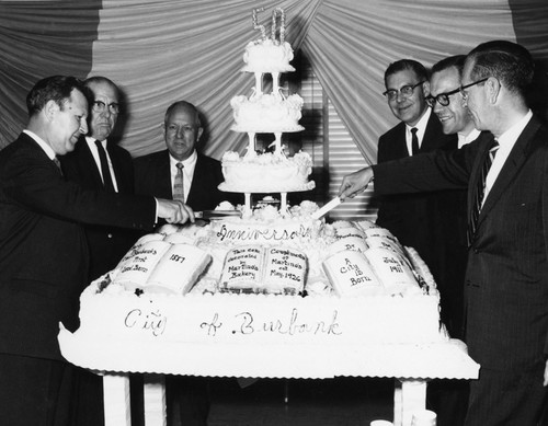 1961 - City Council Celebrates Burbank’s 50th Birthday