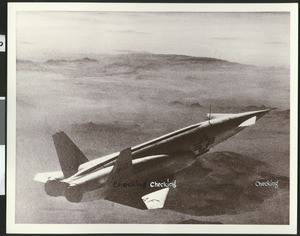 North American Navho X-10 missile in flight, ca.1960