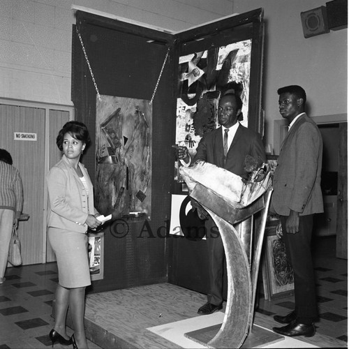 Pamela Owens and Rev. A Peters, Los Angeles, 1966