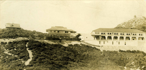 View of the first Tavern of Tamalpais near the summit of Mt. Tamalpais, Marin County, California, 1910 [photograph]