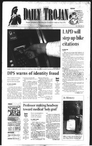 Daily Trojan, Vol. 150, No. 64, November 25, 2003