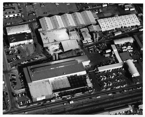 Aerial View of the Paco Textures Company in Santa Clara County, California