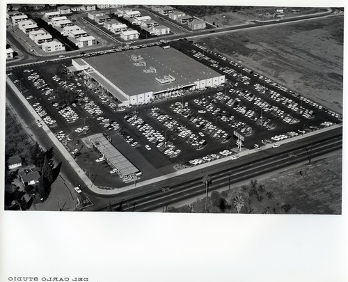 Aerial View of the GEMCO Shopping Center in San Jose, California