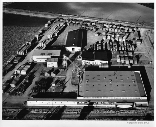 Aerial View of an Unidentified Industrial Business in in Santa Clara County, CA