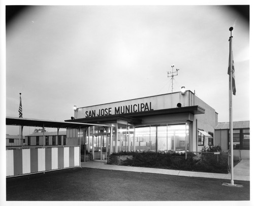 Image of the San Jose, California Municipal Airport Building