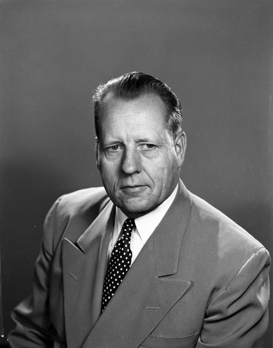 Portrait of San Jose State College President John T. Walquist