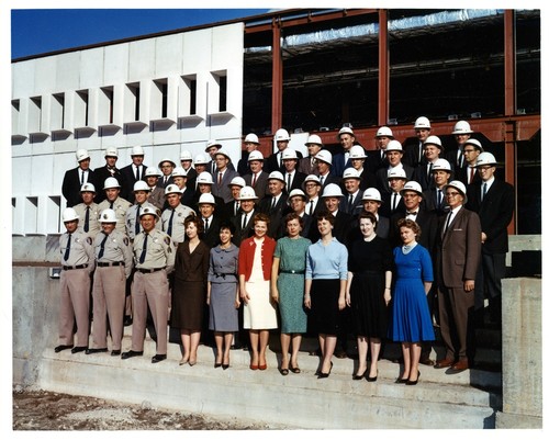 Christmas 1962 Group Portrait of Employees of the Fremont General Motors Plant