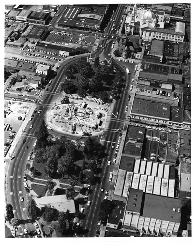 Aerial View of the Demolished Old San Jose City Hall Building