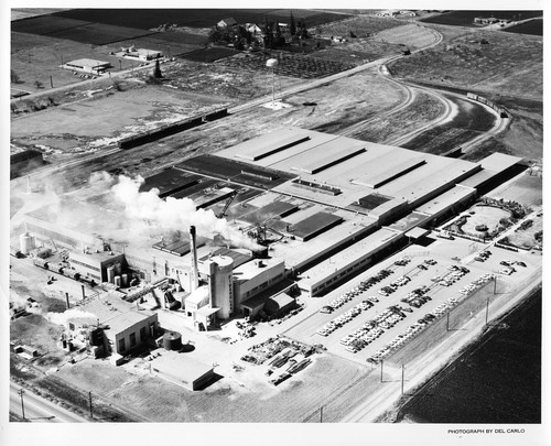 Aerial View of the Fiberglas Company in Santa Clara, California