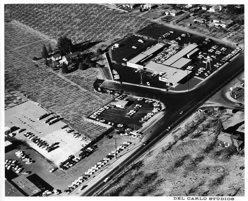 Aerial View of the Paul Swanson Ford Dealership in Los Gatos