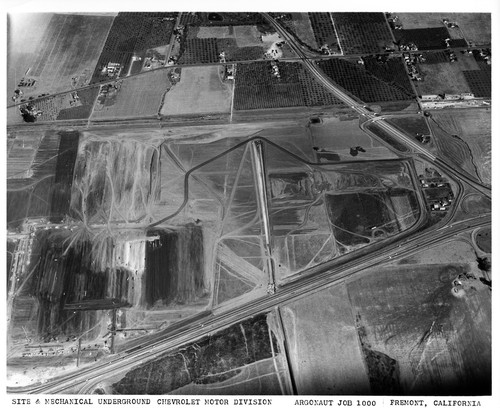 Aerial View of the GMC Chevrolet Motor Division Site and Mechanical Underground