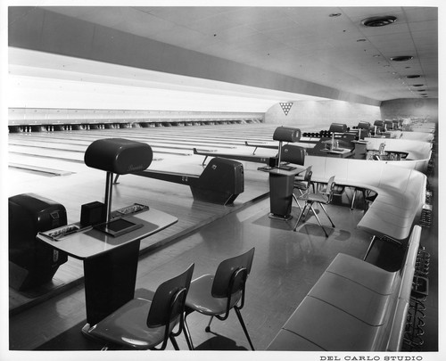 View of the Bowling Lanes Located at the Ann Darling Park Shopping Center