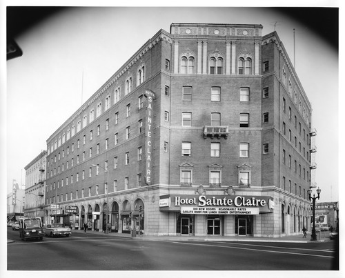 Exterior View of Hotel Sainte Claire in San Jose, California