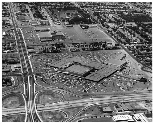 Aerial View of the San Jose, California Valley Fair Shopping Center