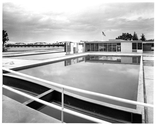 View of the San Jose IBM Cottle Road Plant Reflective Pond