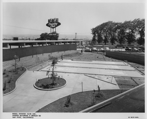 Outdoor Recreation Area of the San Jose Mobil Country Club Under Construction