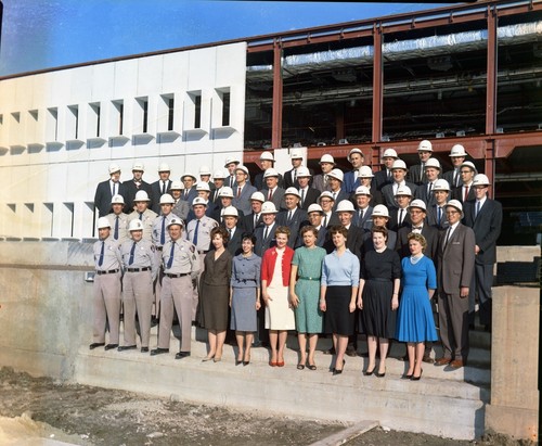 Christmas 1962 Group Portrait of Employees of the Fremont General Motors Plant