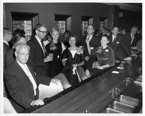 Image of Barry Swenson and Wife with Unidentified Persons at a Social Outing