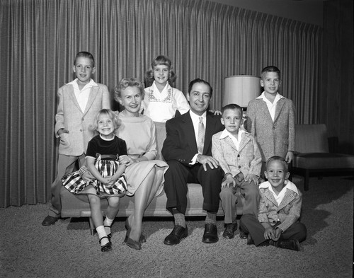 Portrait of John Devincenzi and Family