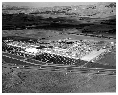 Aerial View of the General Motors Corporation Assembly Plant in Fremont