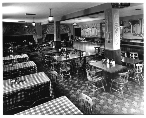 Interior of the San Jose Garden City Hofbrau Restaurant