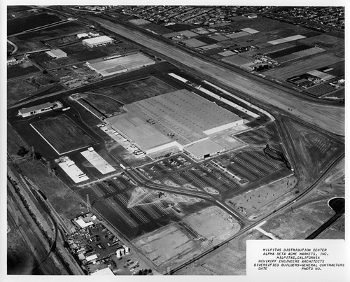 Aerial View of the Alpha Beta ACME Markets, Inc. Milpitas Distribution Center