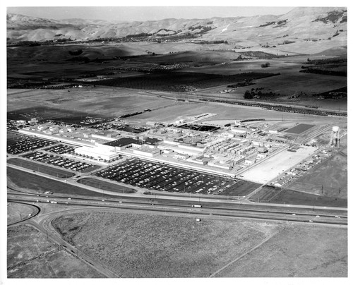 Aerial View of the General Motors Corporation Assembly Plant in Fremont