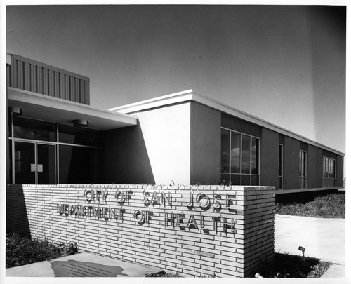 Close-up of the Entrance of the San Jose Department of Health Building