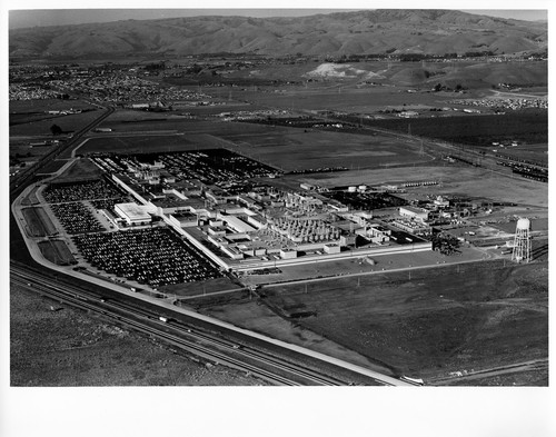 Aerial View of the General Motors Corporation Assembly Plant in Fremont