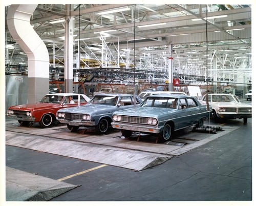 Newly Assembled Cars at the Fremont General Motors Corp. Plant