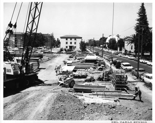 Ongoing Building Construction at Santa Clara University