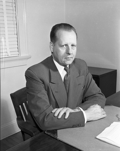 Portrait of San Jose State College President John T. Walquist