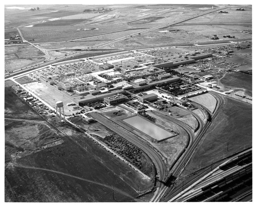 Aerial View of the General Motors Corporation Assembly Plant in Fremont