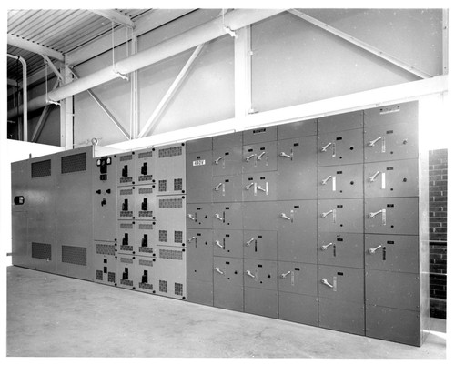 Electricity Generator Control Center Inside IBM San Jose Power Plant Building