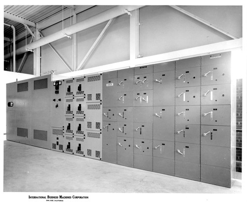 Electricity Generator Control Center Inside IBM San Jose Power Plant Building